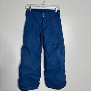 Burton Snow Pants Youth Boys Solid Blue Size S 7 8